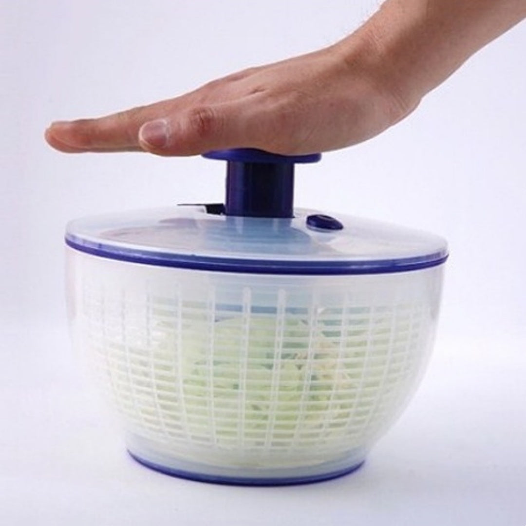 OXO Style Good Grips Salad Spinner | Large 6.2 Qt Quick-Dry Lettuce Washer & Dryer | One-Handed Pump Mechanism, Non-Slip Base, Built-in Brake | BPA-Free Colander & Serving Bowl