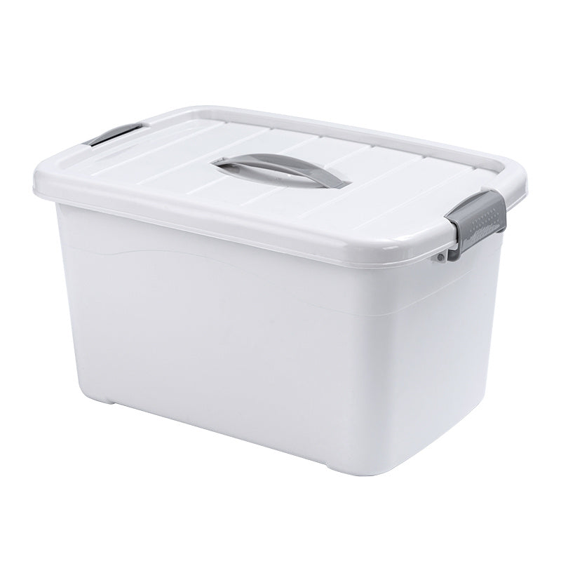 Transparent Sterelite plastic storage box